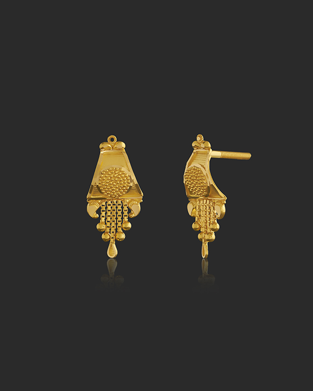 Aashi 22KT Gold Earrings