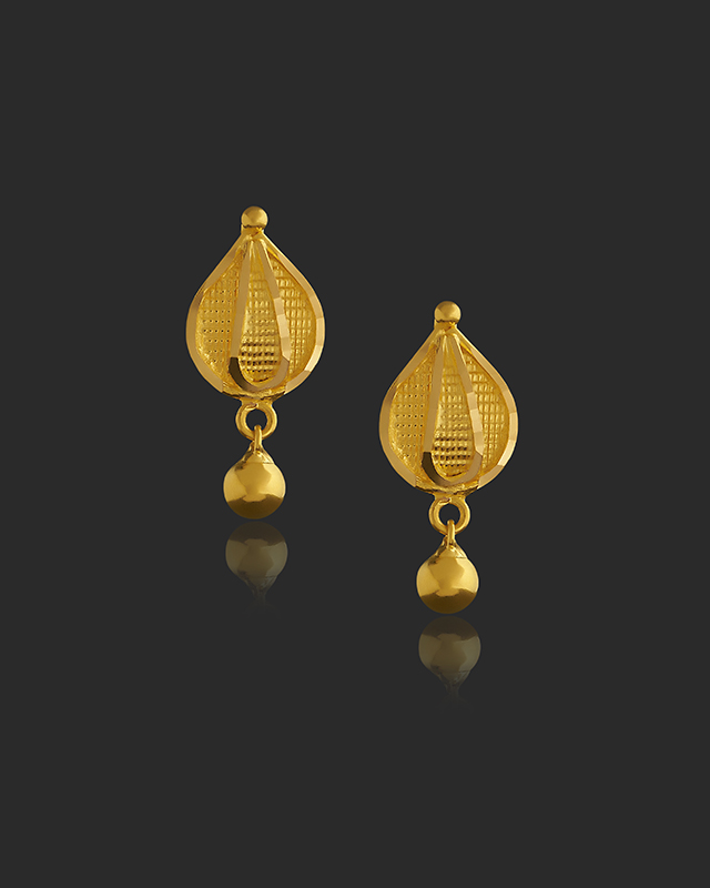 Shrestha 22KT Gold Earrings