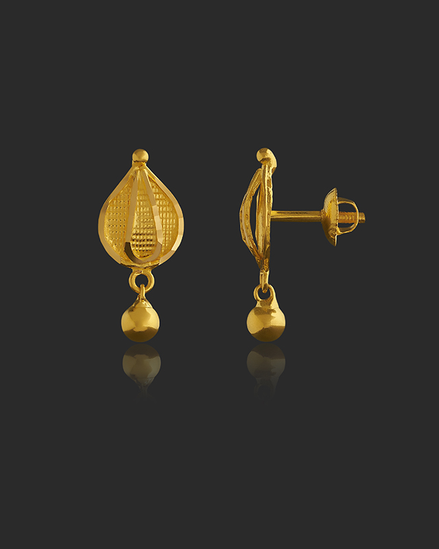 Shrestha 22KT Gold Earrings