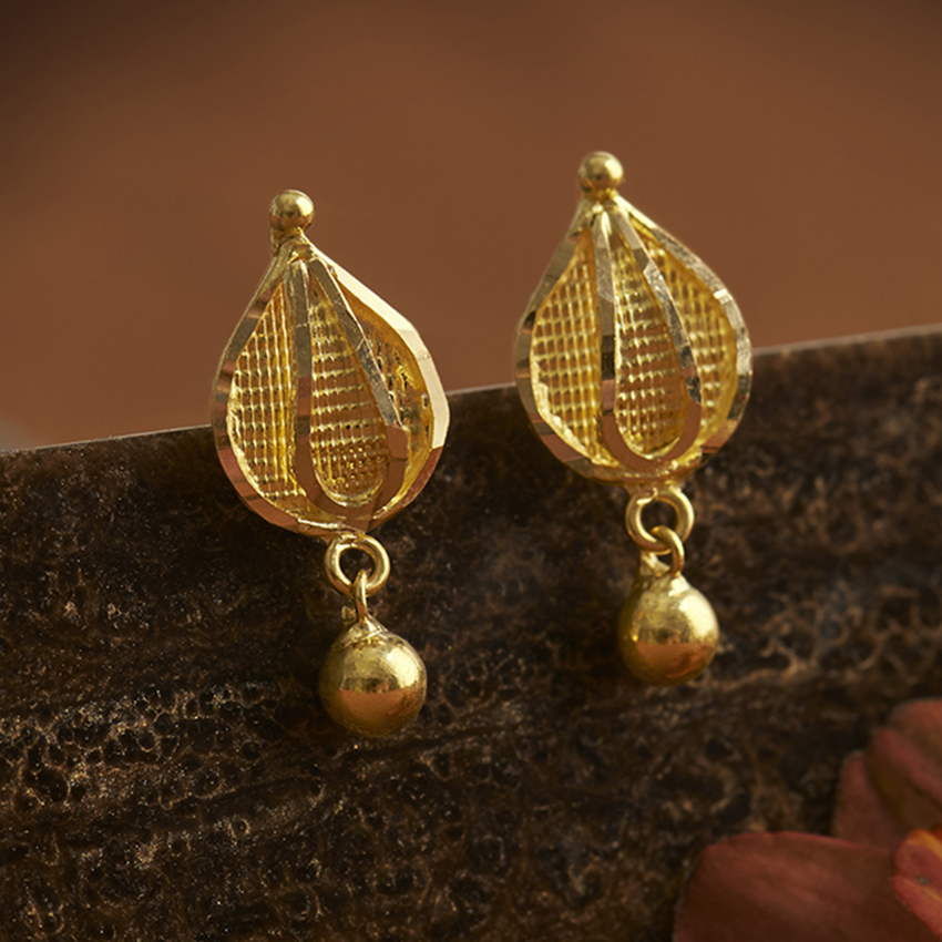 Shrestha 22KT Gold Earrings