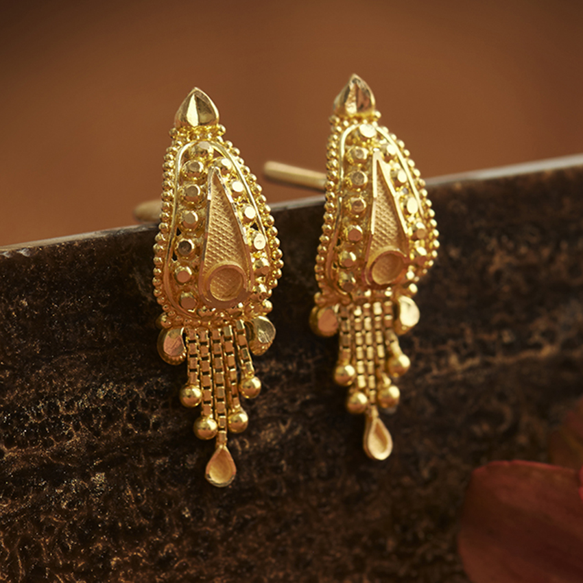Kaviya 22KT Gold Earrings Kaviya 22KT Gold Earrings