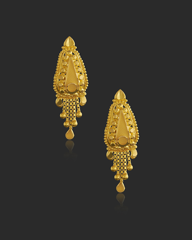 Kaviya 22KT Gold Earrings Kaviya 22KT Gold Earrings