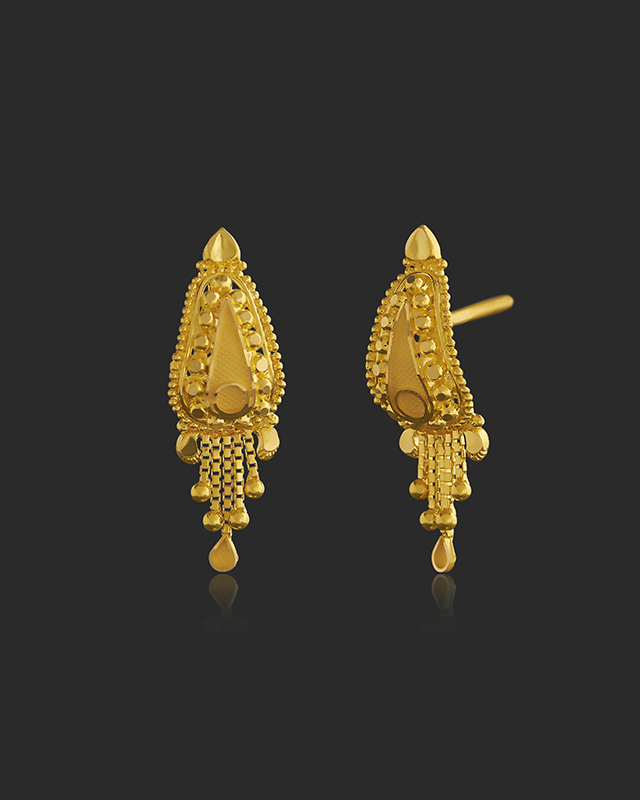 Kaviya 22KT Gold Earrings Kaviya 22KT Gold Earrings