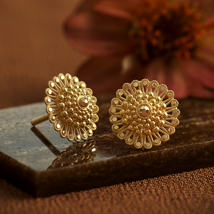 Shrinika 22KT Gold Earrings