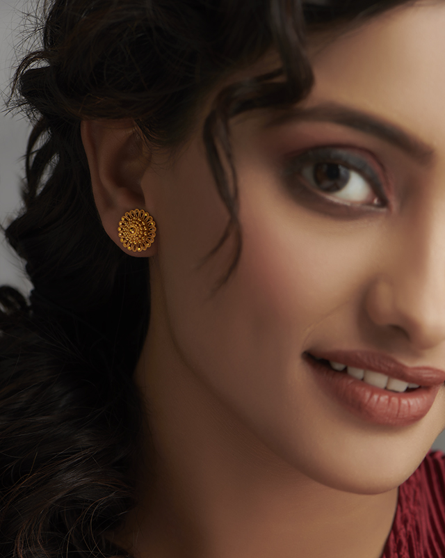 Shrinika 22KT Gold Earrings