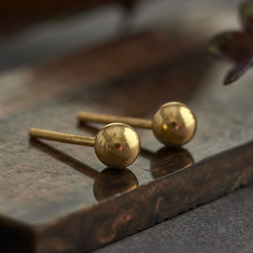 Saivi 22KT Gold Earrings