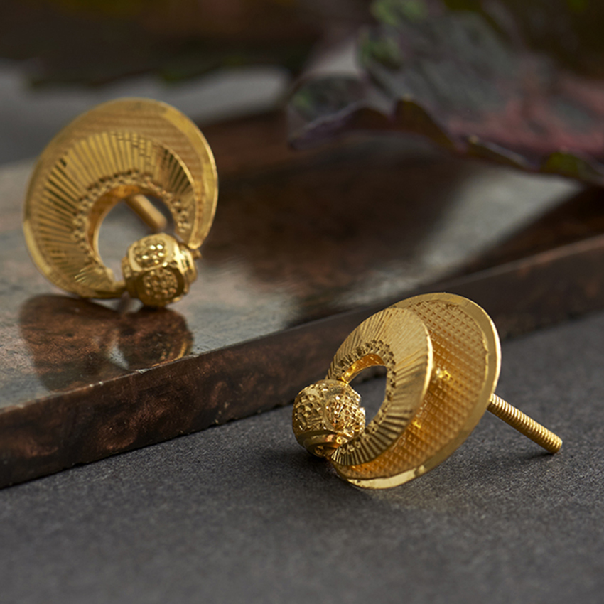 Reeva 22KT Gold Earrings Reeva 22KT Gold Earrings