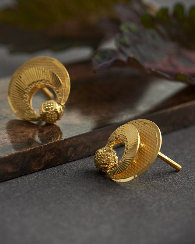 Reeva 22KT Gold Earrings Reeva 22KT Gold Earrings