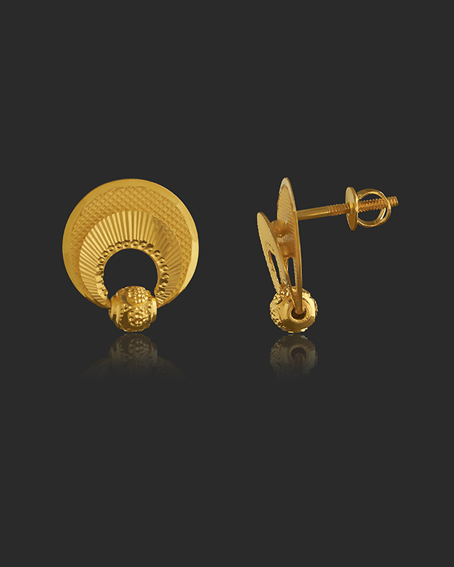 Reeva 22KT Gold Earrings Reeva 22KT Gold Earrings