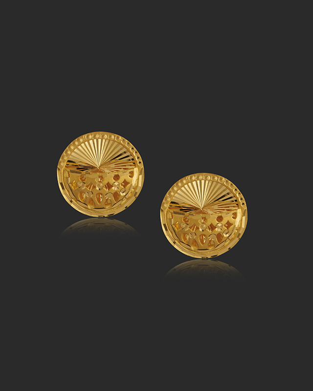 Ayaanshi 22KT Gold Earrings