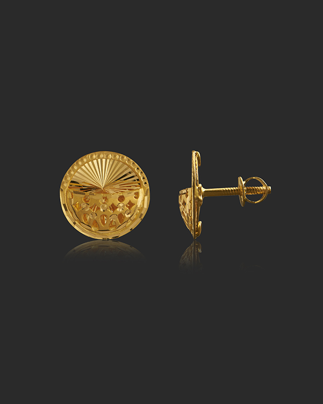 Ayaanshi 22KT Gold Earrings