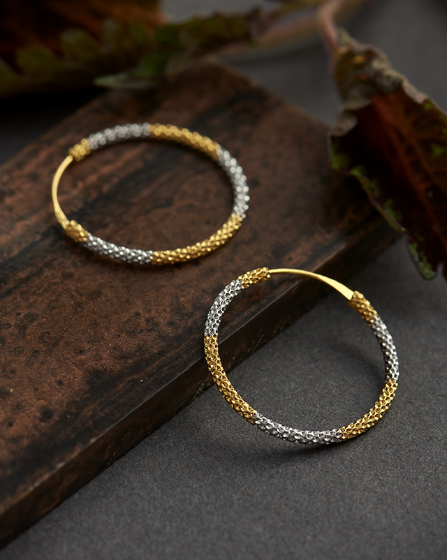 Ritva 22KT Gold Hoops Ritva 22KT Gold Hoops