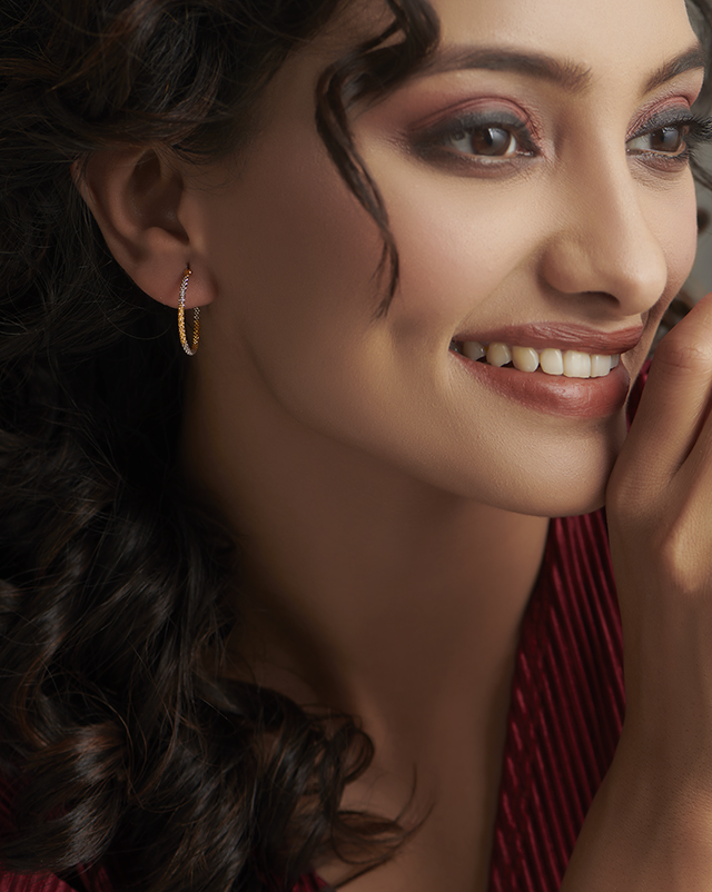 Ritva 22KT Gold Hoops Ritva 22KT Gold Hoops