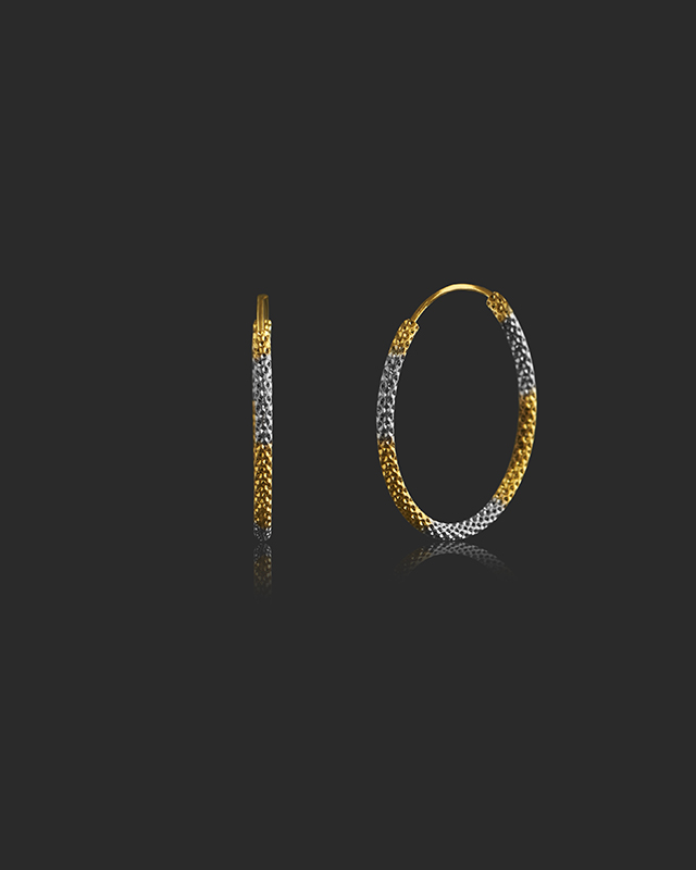 Ritva 22KT Gold Hoops Ritva 22KT Gold Hoops