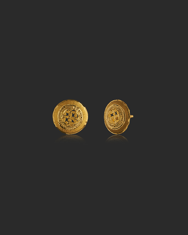 Nirvi 22KT Gold Earrings
