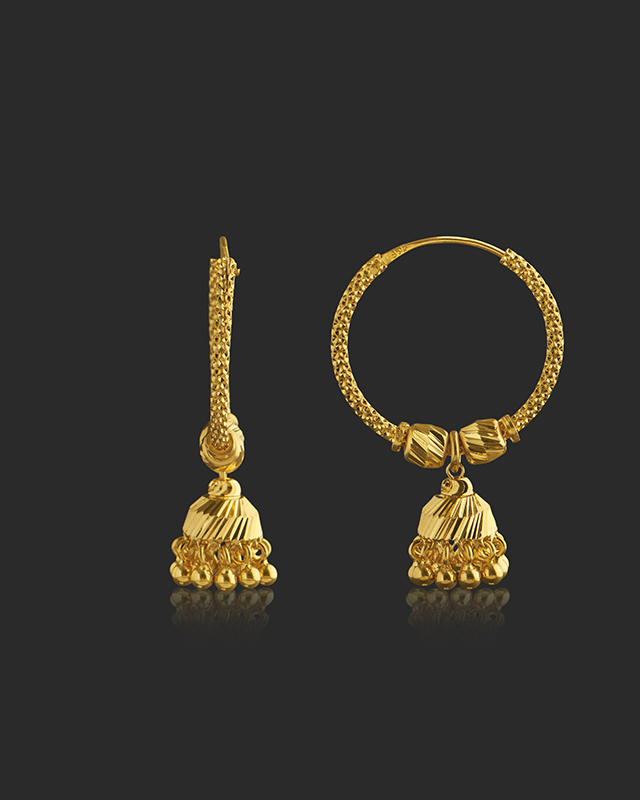 Kashvika 22KT Gold Hoops Kashvika 22KT Gold Hoops