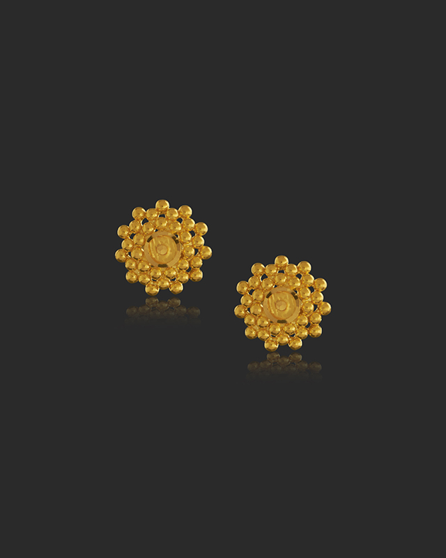Reeva 22KT Gold Earrings