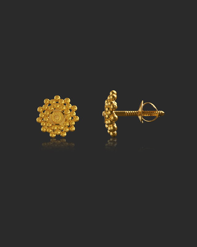 Reeva 22KT Gold Earrings