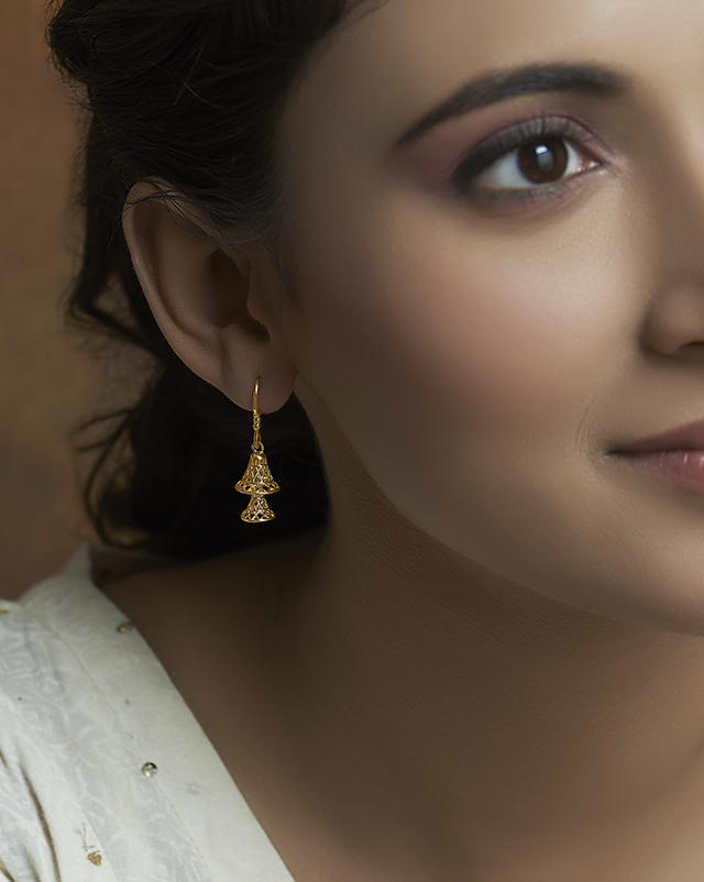 Sanvee 22KT Gold Earrings Sanvee 22KT Gold Earrings