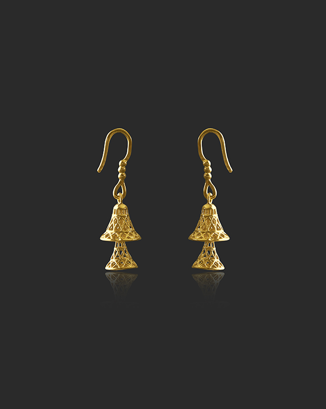Sanvee 22KT Gold Earrings Sanvee 22KT Gold Earrings