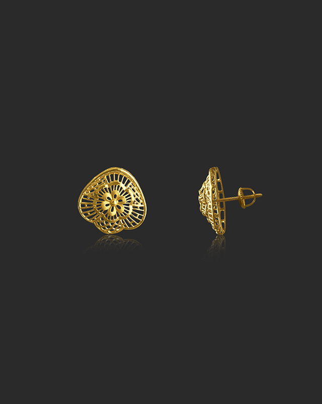 Devika 22KT Gold Earrings