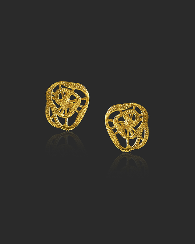 Deviska 22KT Gold Earrings Deviska 22KT Gold Earrings