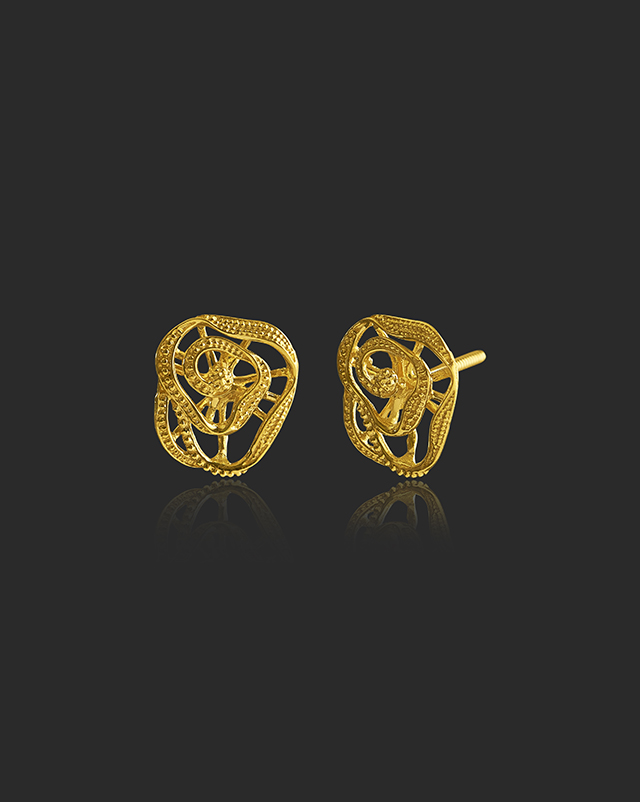 Deviska 22KT Gold Earrings Deviska 22KT Gold Earrings