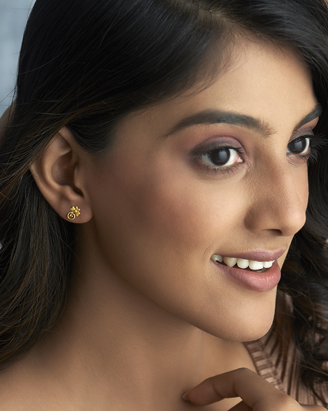 Juhi 22KT Gold Earrings Juhi 22KT Gold Earrings