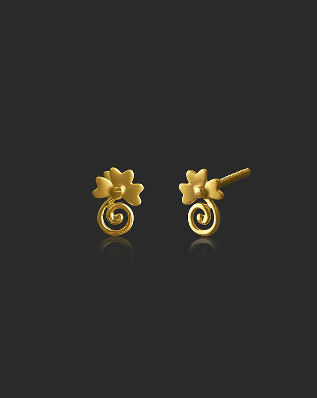 Juhi 22KT Gold Earrings Juhi 22KT Gold Earrings