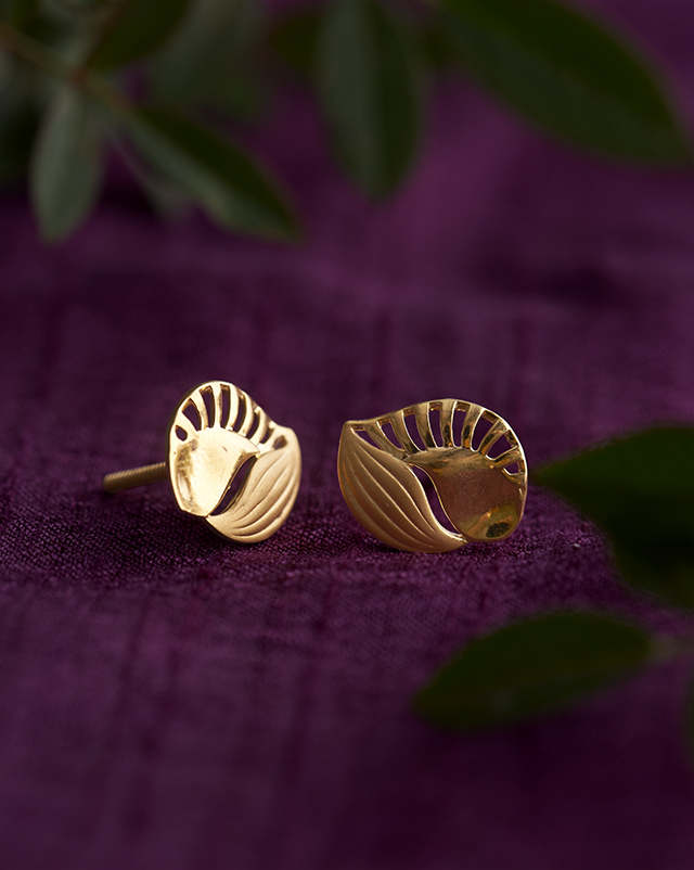 Gold Earrings 22 Karat Yellow Gold Suhani 22KT Gold EARRING