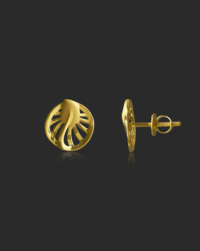 Rumaira 22KT Gold EARRING