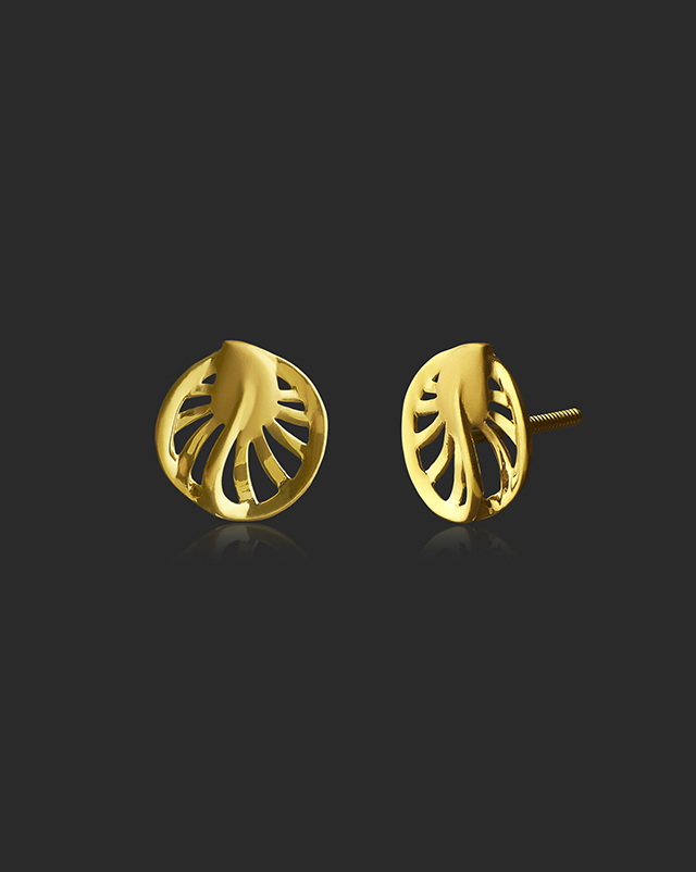 Rumaira 22KT Gold EARRING