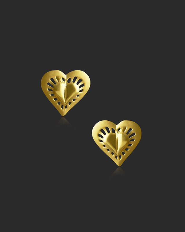 Julie 22KT Gold EARRING Julie 22KT Gold EARRING