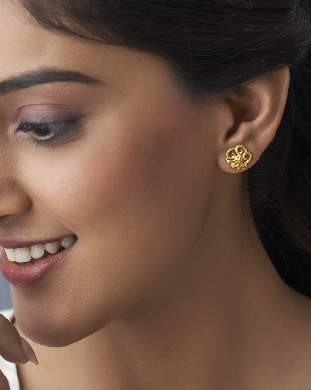 Padmini 22KT Gold EARRING