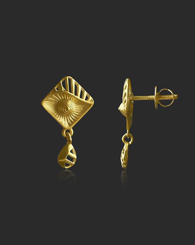 Udyati 22KT Gold EARRING Udyati 22KT Gold EARRING