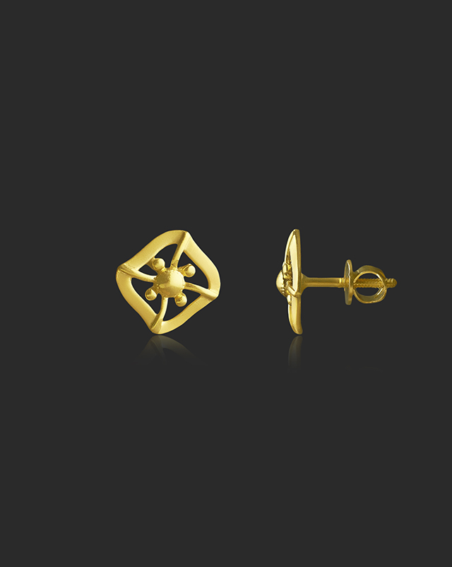 Taalika 22KT Gold EARRING