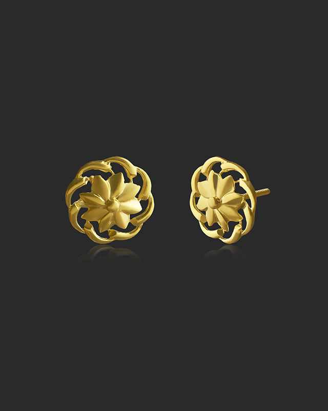 Jigna 22KT Gold EARRING