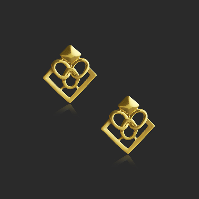 Naina 22KT Gold EARRING