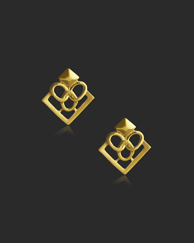 Naina 22KT Gold EARRING