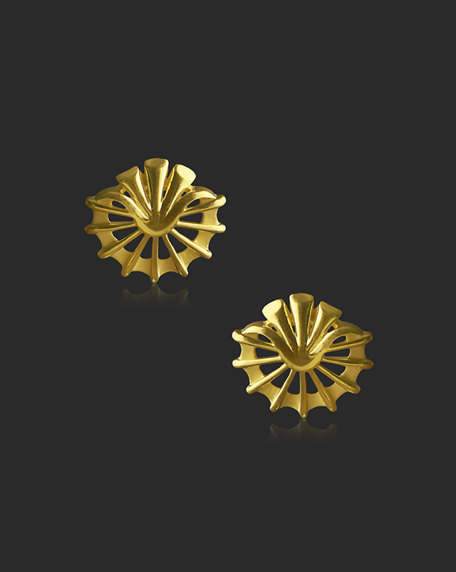 Tanika 22KT Gold EARRING