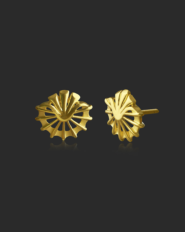 Tanika 22KT Gold EARRING