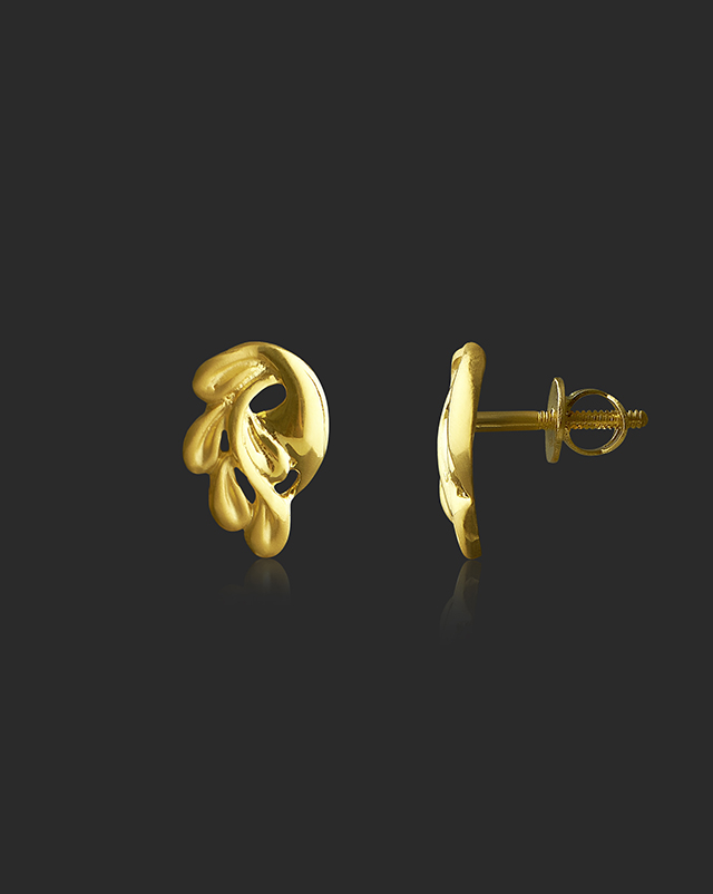 Drisana 22KT Gold EARRING Drisana 22KT Gold EARRING
