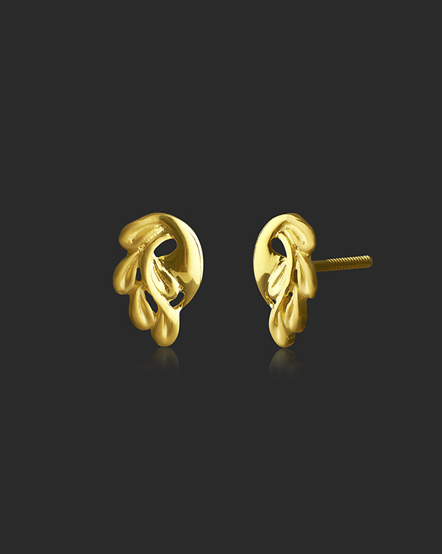 Drisana 22KT Gold EARRING Drisana 22KT Gold EARRING