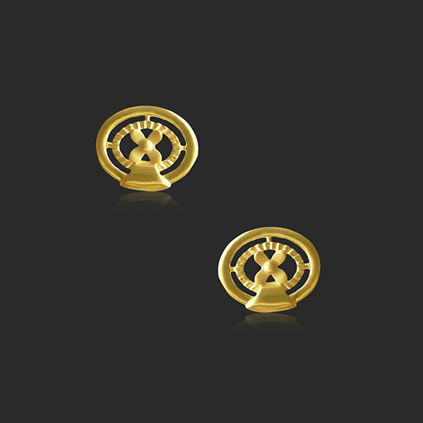 Nisha 22KT Gold EARRING