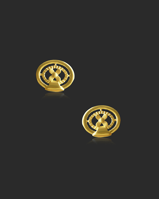 Nisha 22KT Gold EARRING