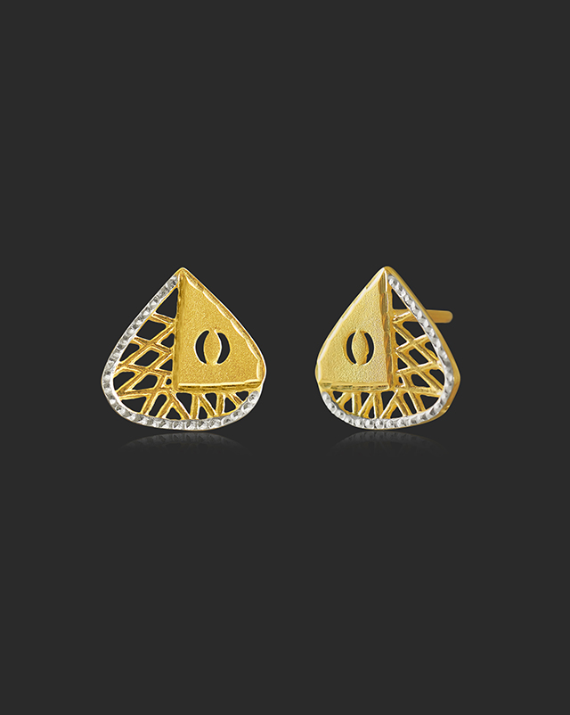 Vamika 22KT Gold Earrings