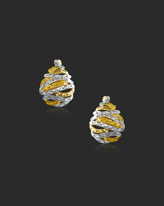 Kenisha 22KT Gold Earrings