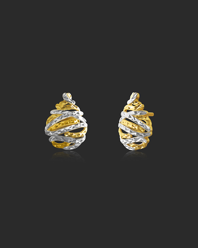 Kenisha 22KT Gold Earrings