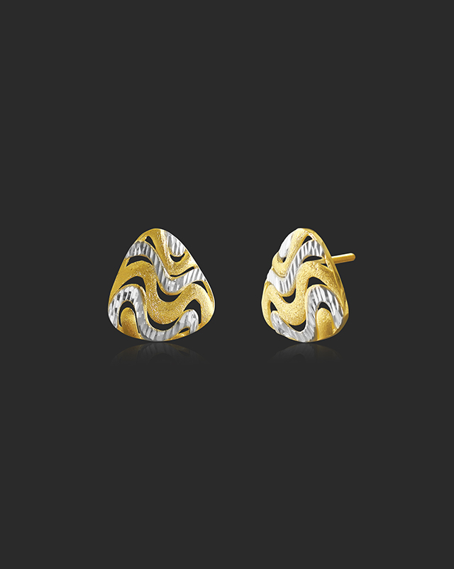 Bhuvika 22KT Gold Earrings