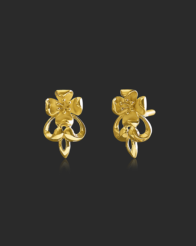 Laila 22KT Gold Earrings